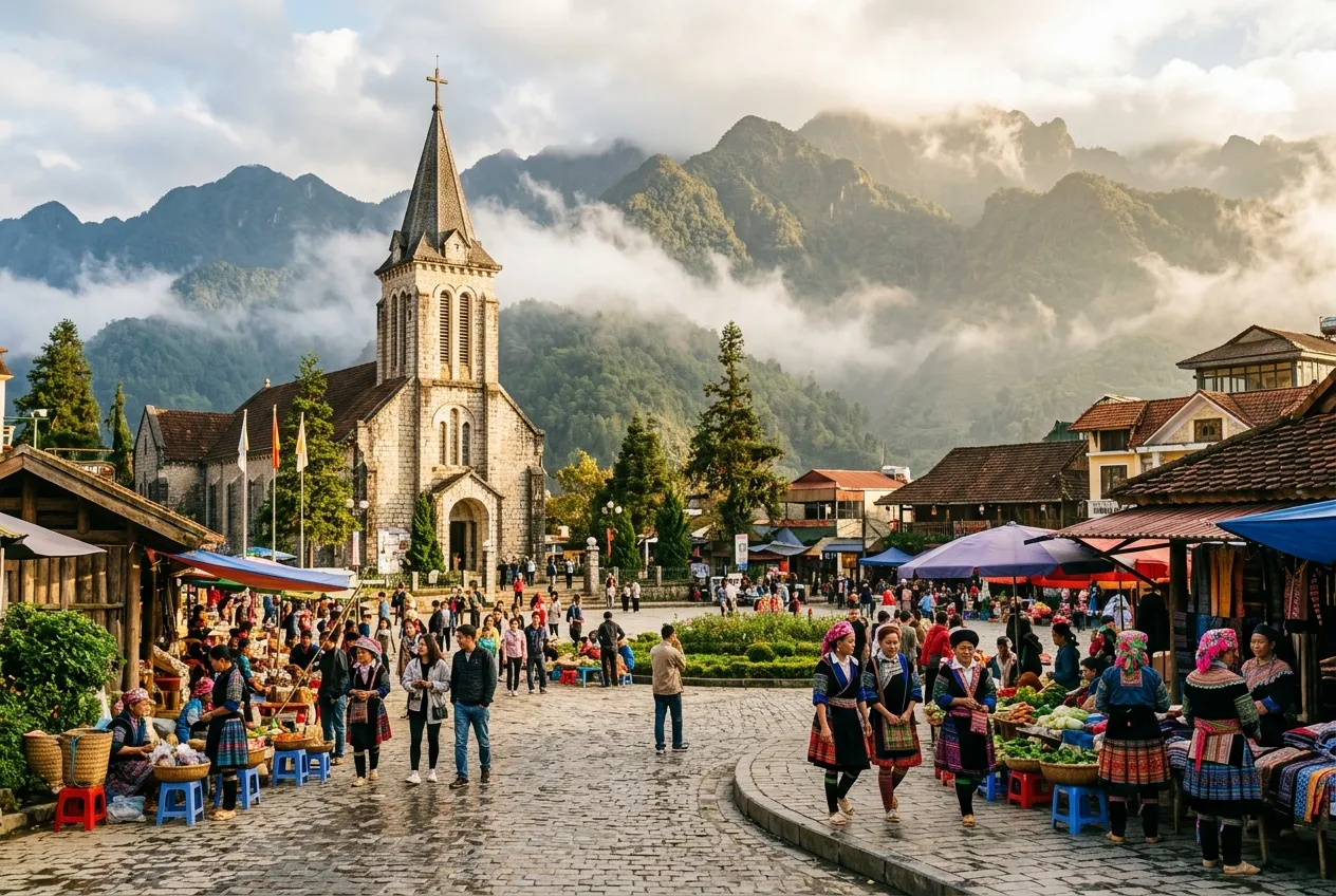Arrival in Hanoi & Luxury Limousine Bus Transfer to Sapa